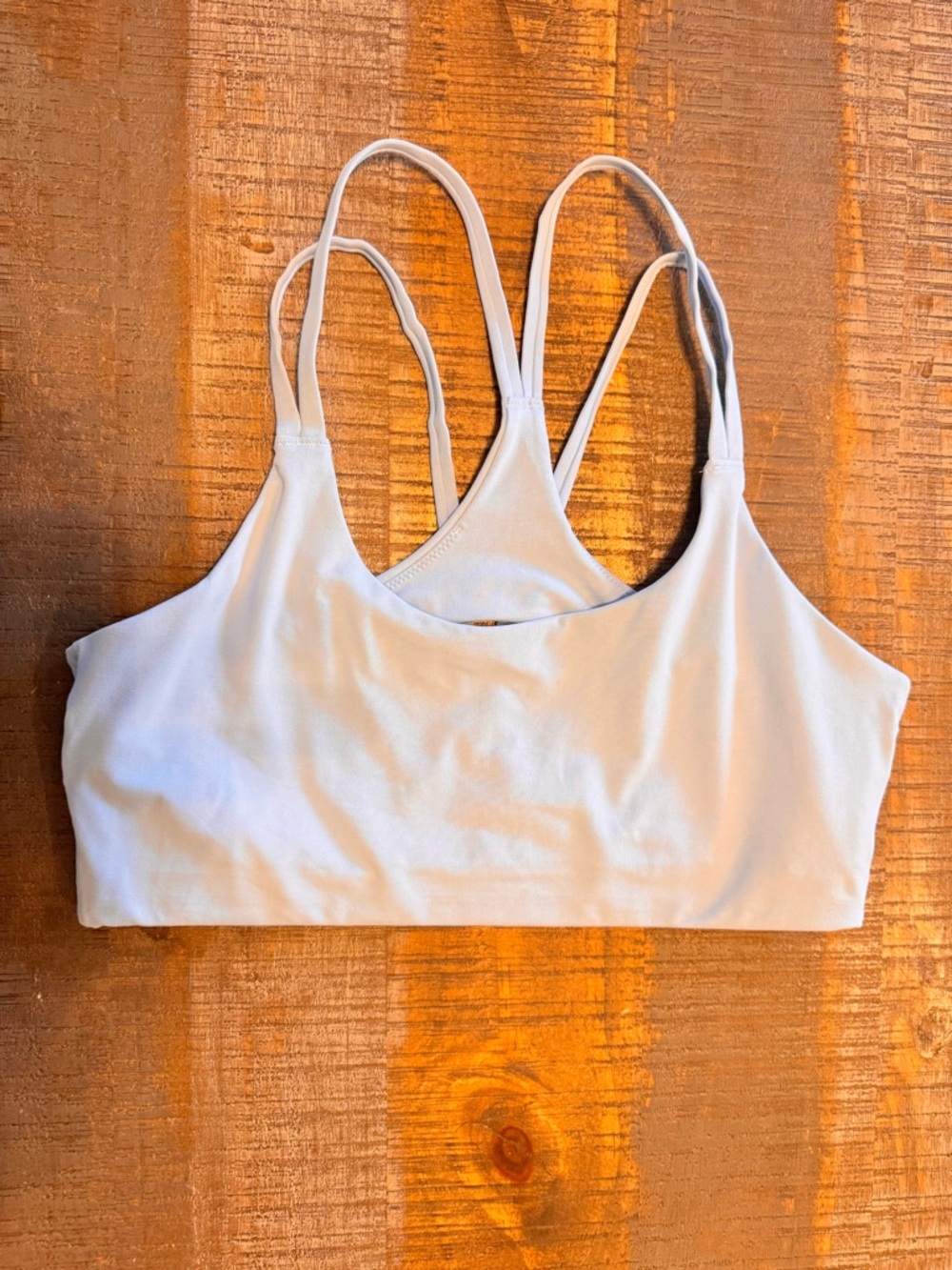Fabletics Women's Principal Low-Impact Bra Sky Blue Size Large